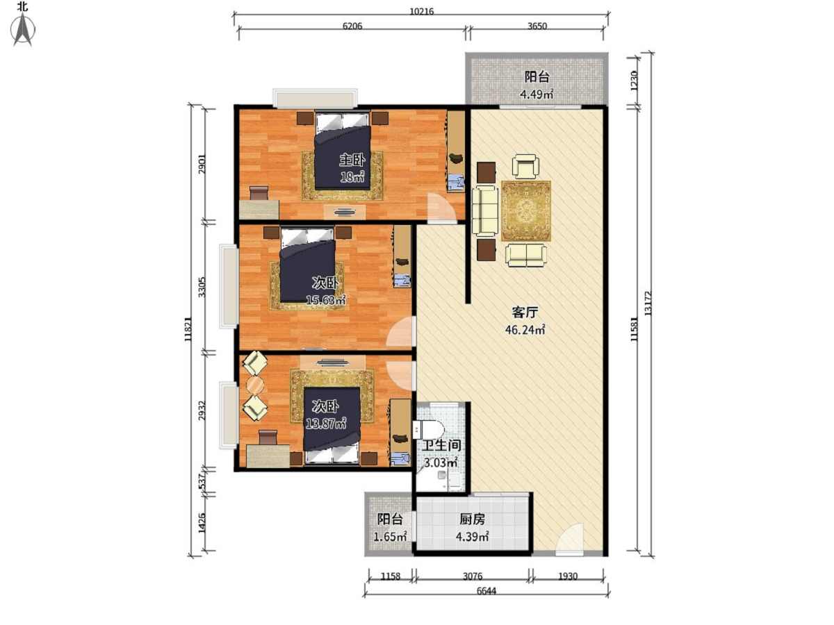 新会碧桂园柏丽郡户型图