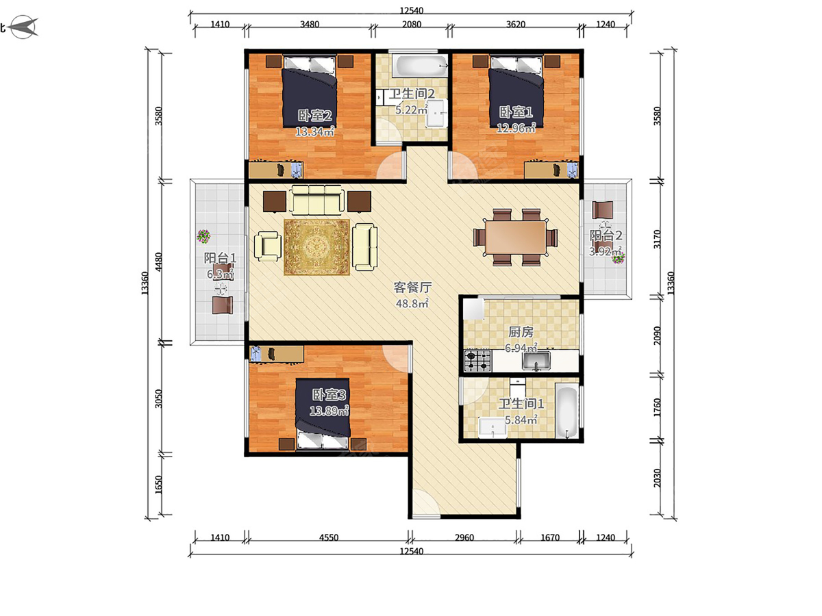 东江学府三期户型图