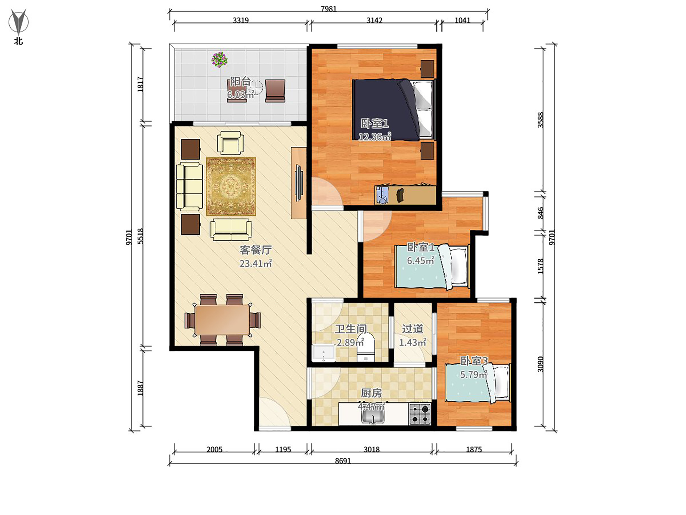 碧水龙庭户型图