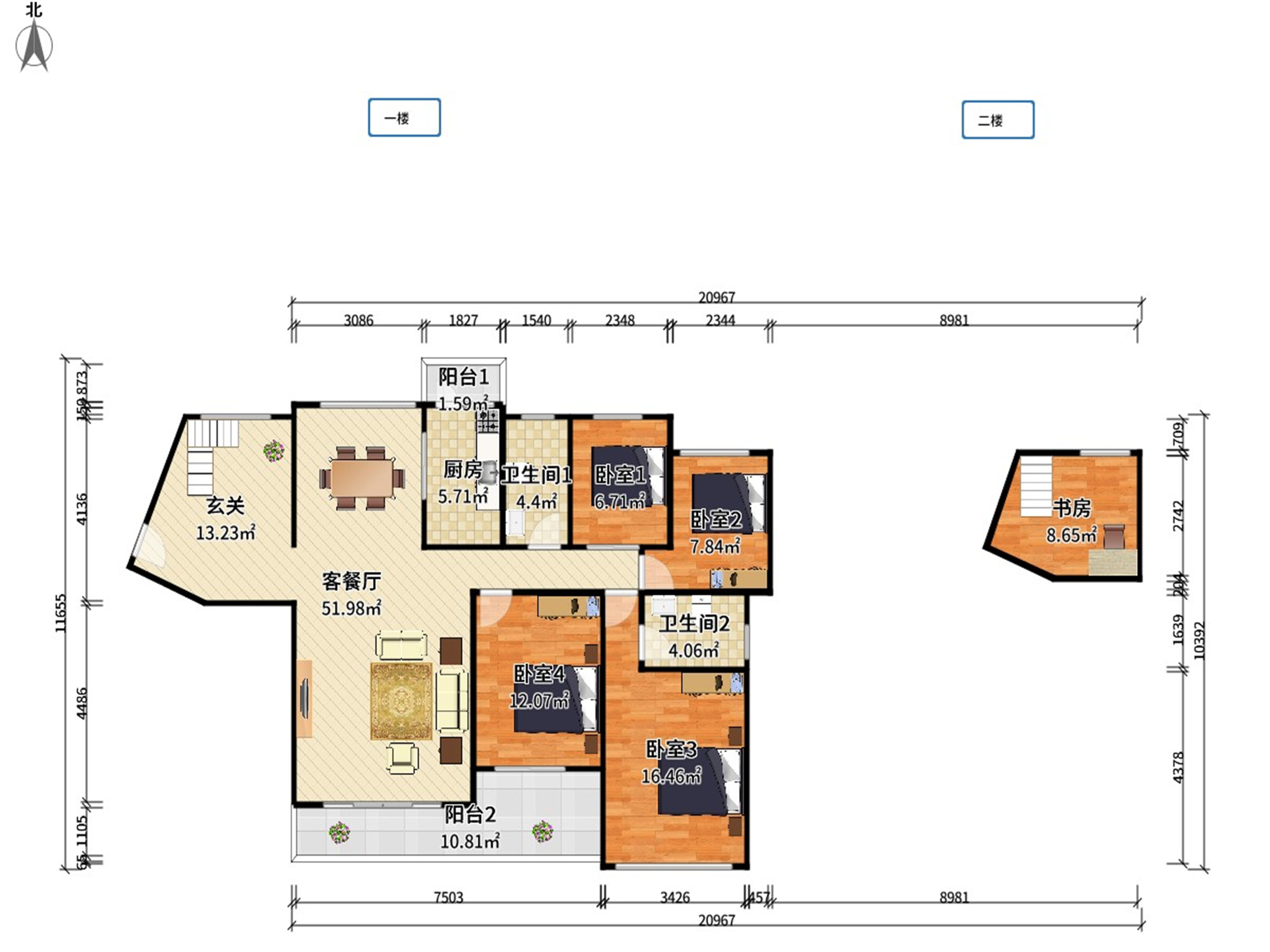 碧水龙庭户型图