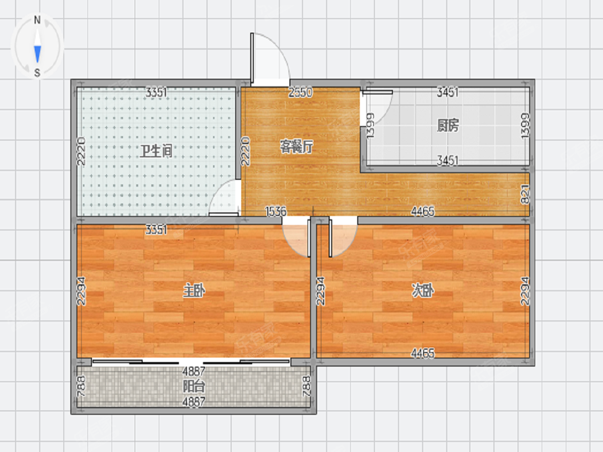 丰北家园二苑户型图