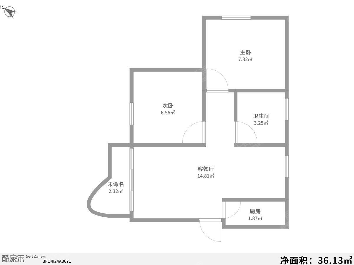 珠江花园户型图