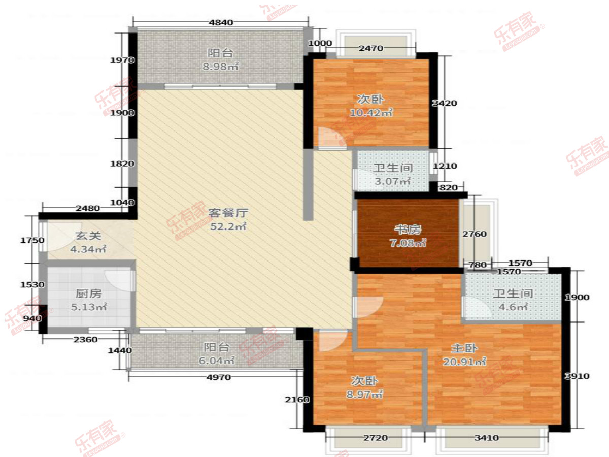 香域水岸二期户型图