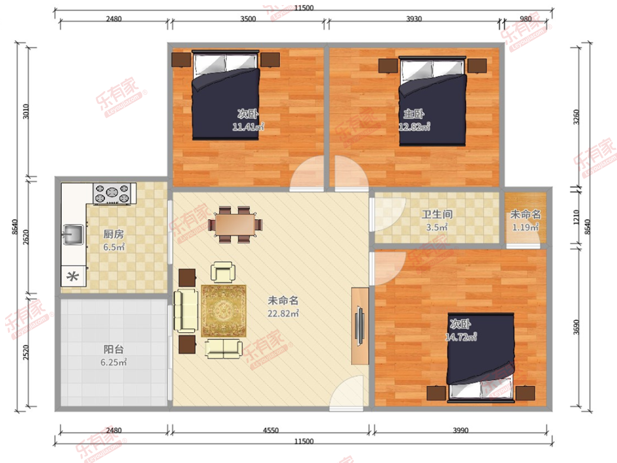 湖润名苑户型图