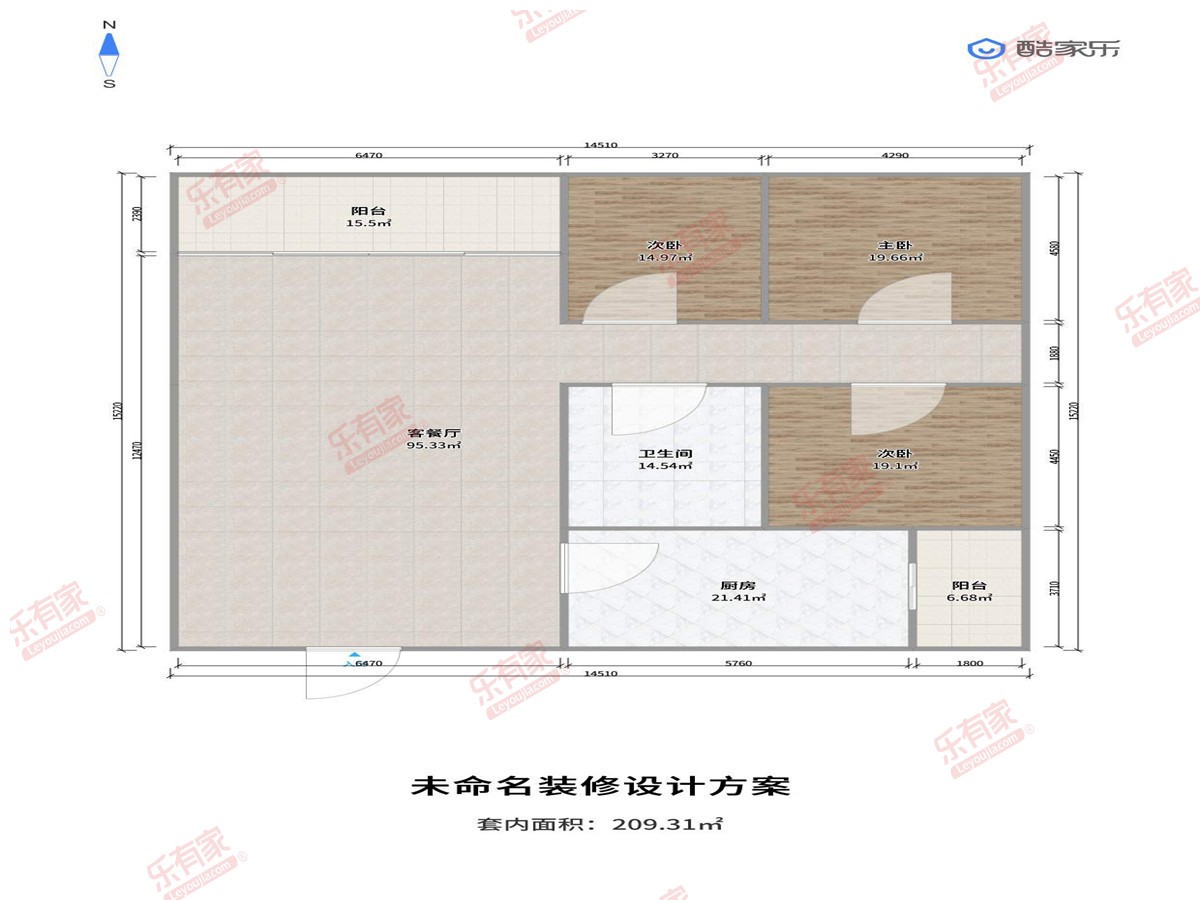 新世纪星城一期户型图