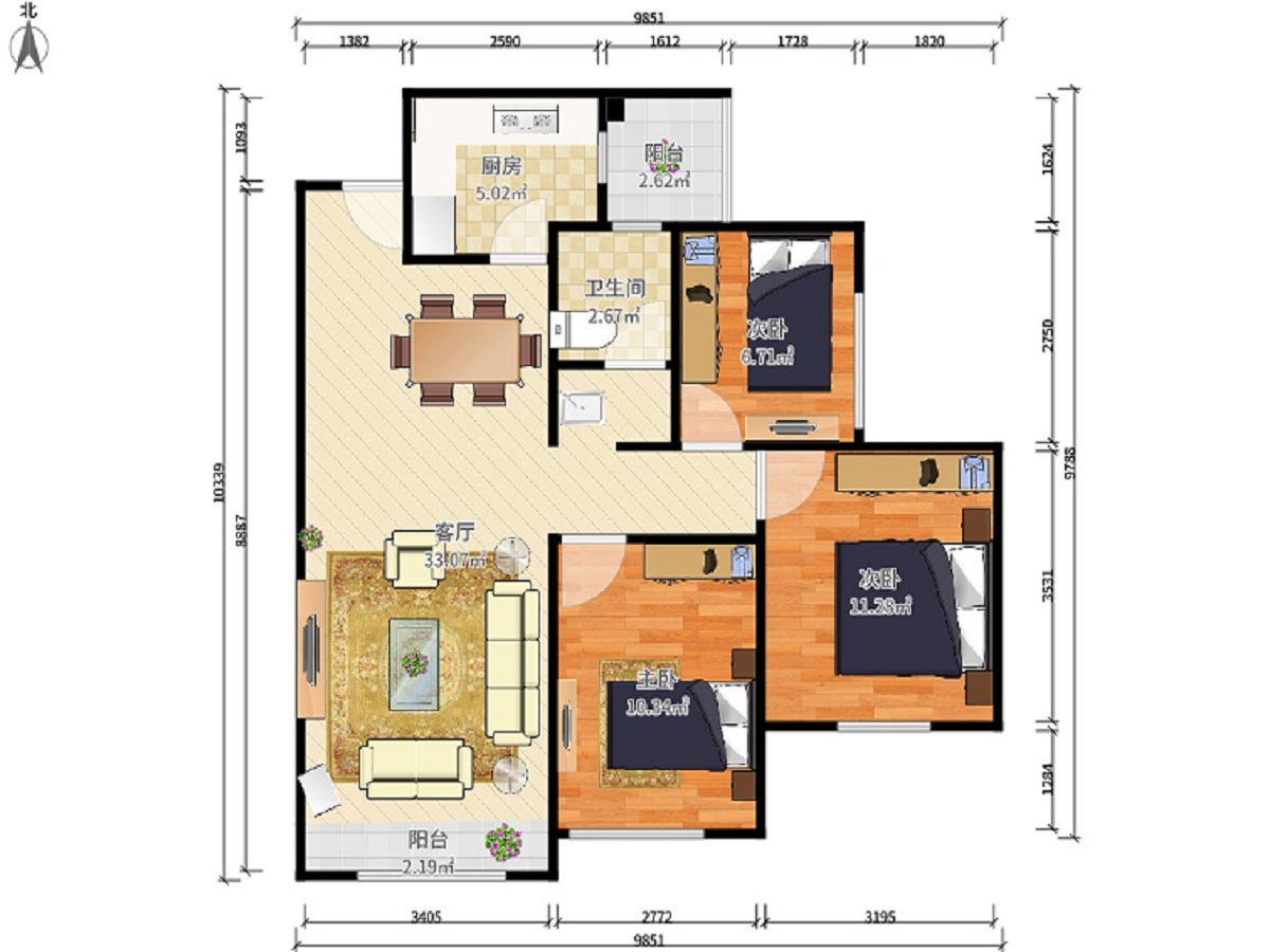 绿地468公馆二期户型图