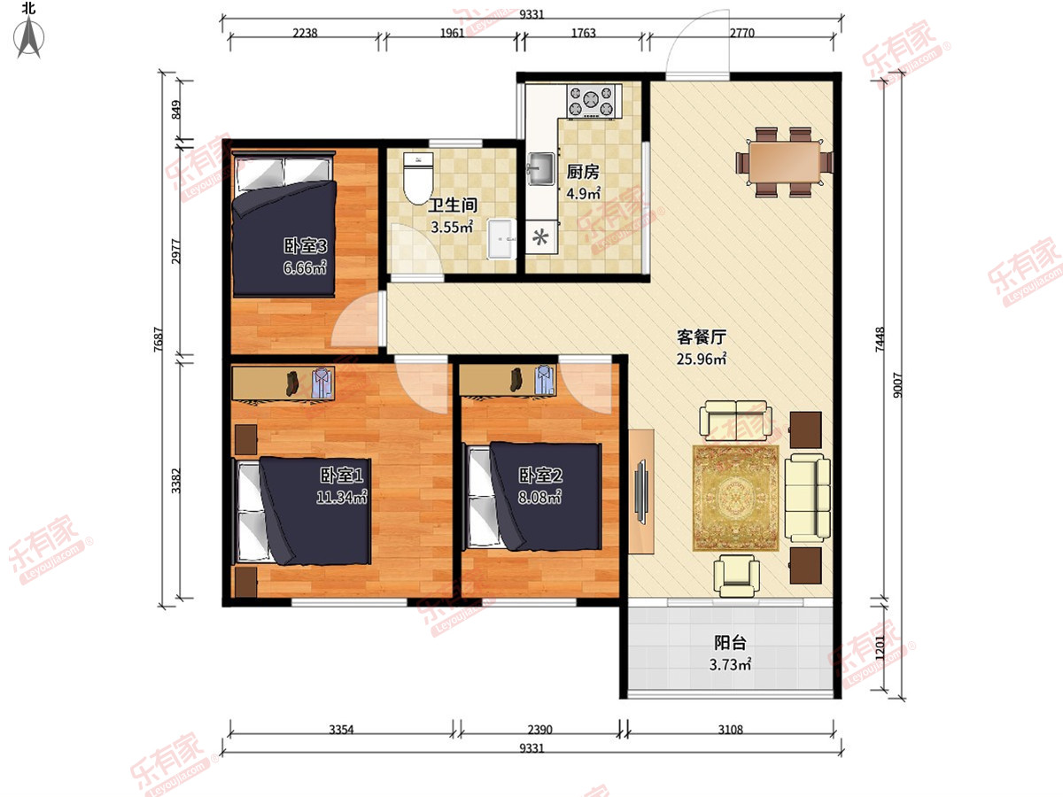 中建锦绣兰庭一期户型图