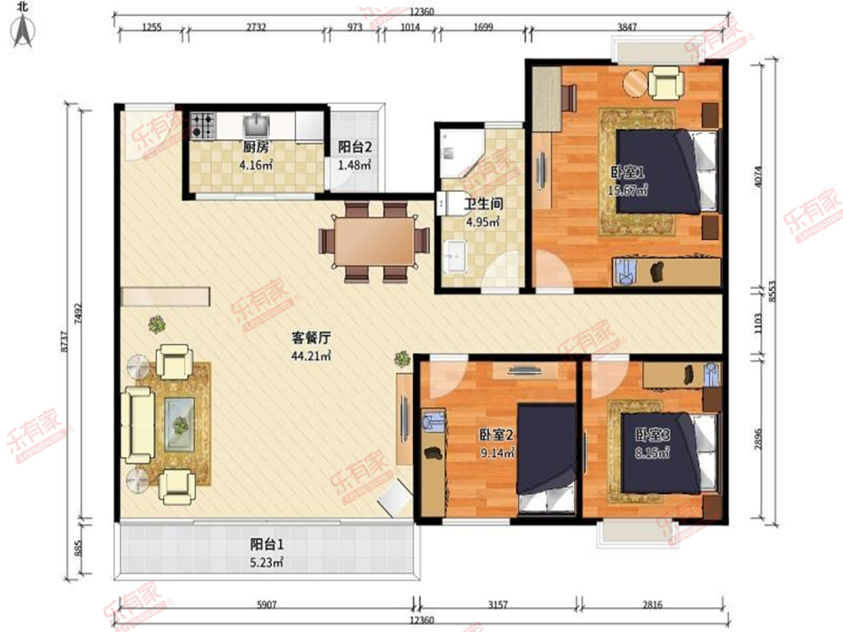盈悦豪庭户型图