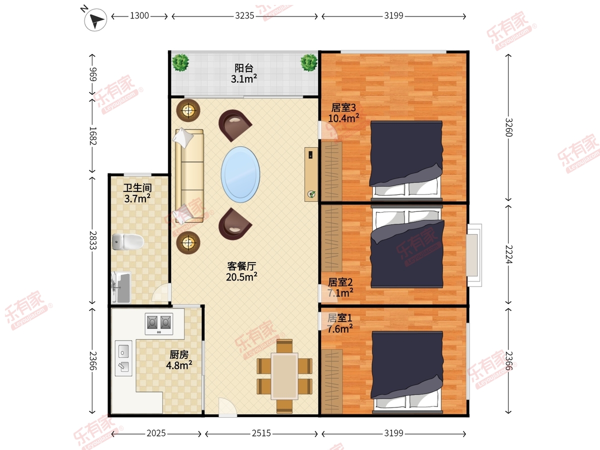 星城翠珑湾户型图