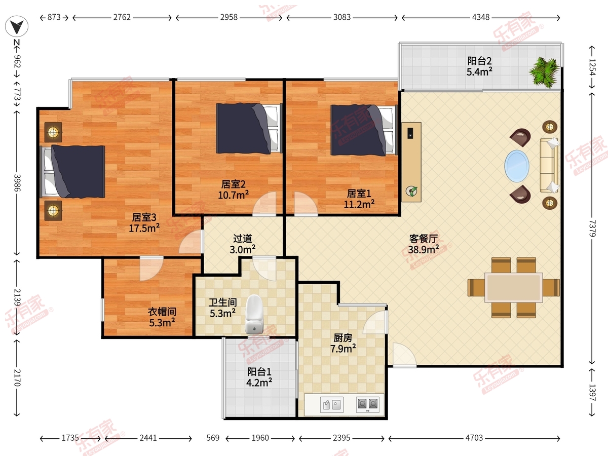 金地香蜜山户型图