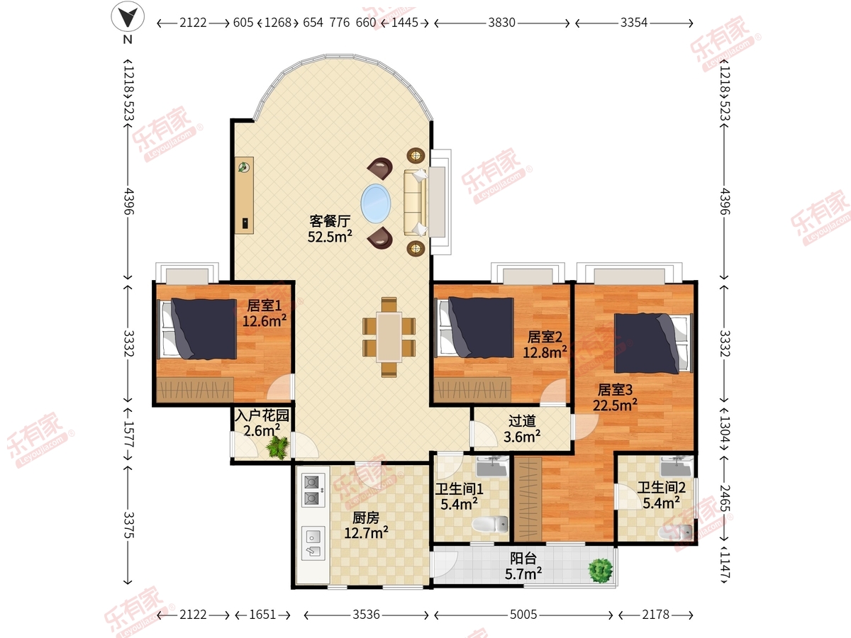 【逸致居二手房_华景新城二手房】逸致居 普通住宅170-广州乐有家