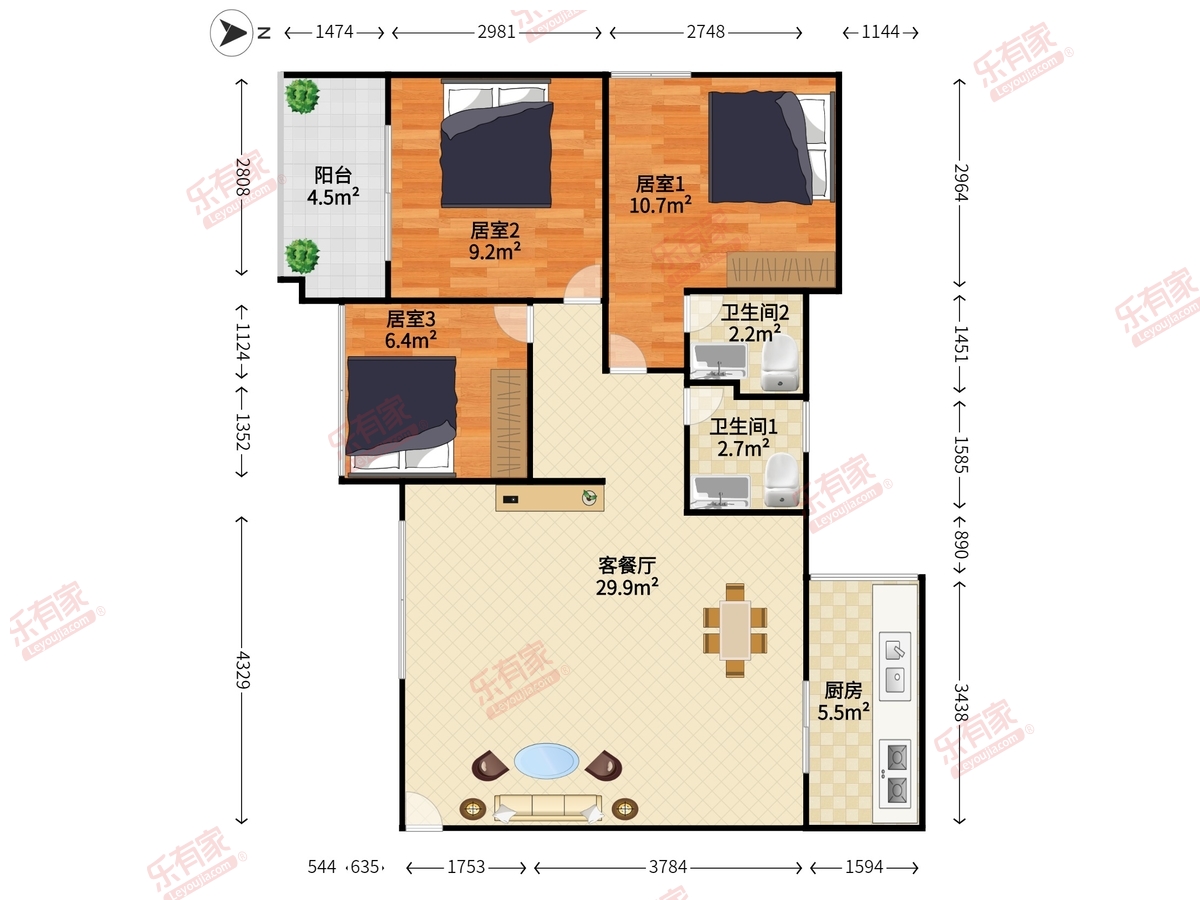 特发和平里二期户型图