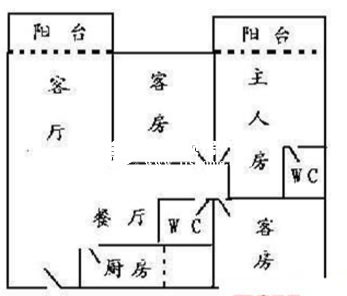 景湖湾畔二期户型图