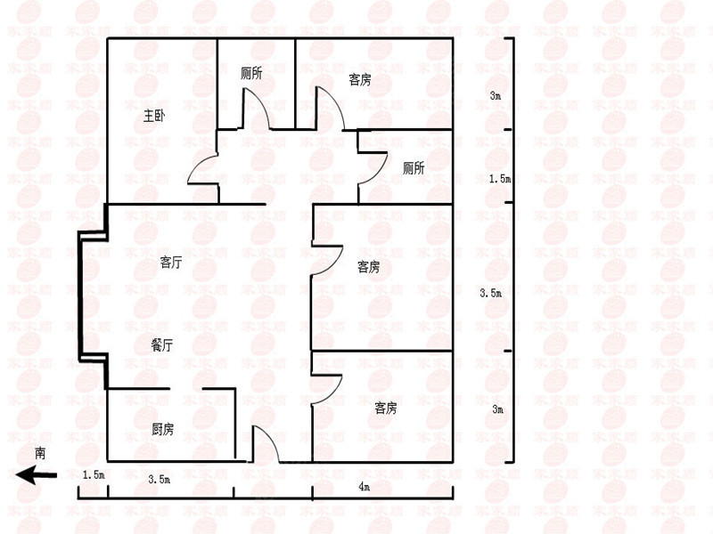 万科金域华庭一期户型图