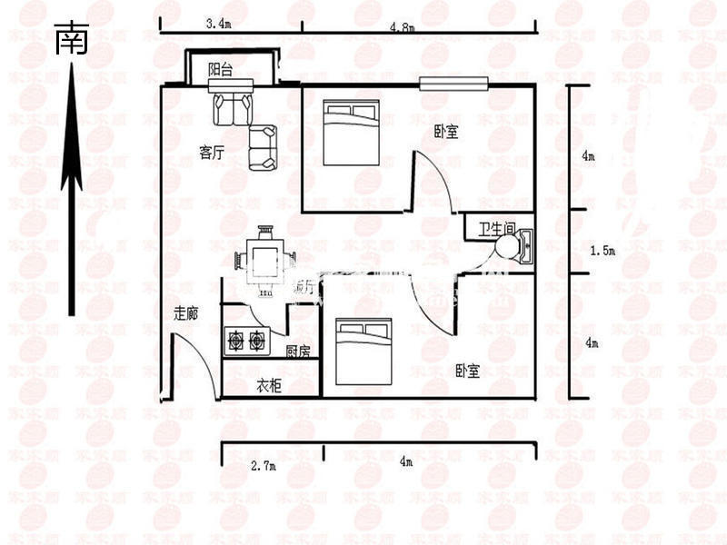 宏益公馆二期户型图