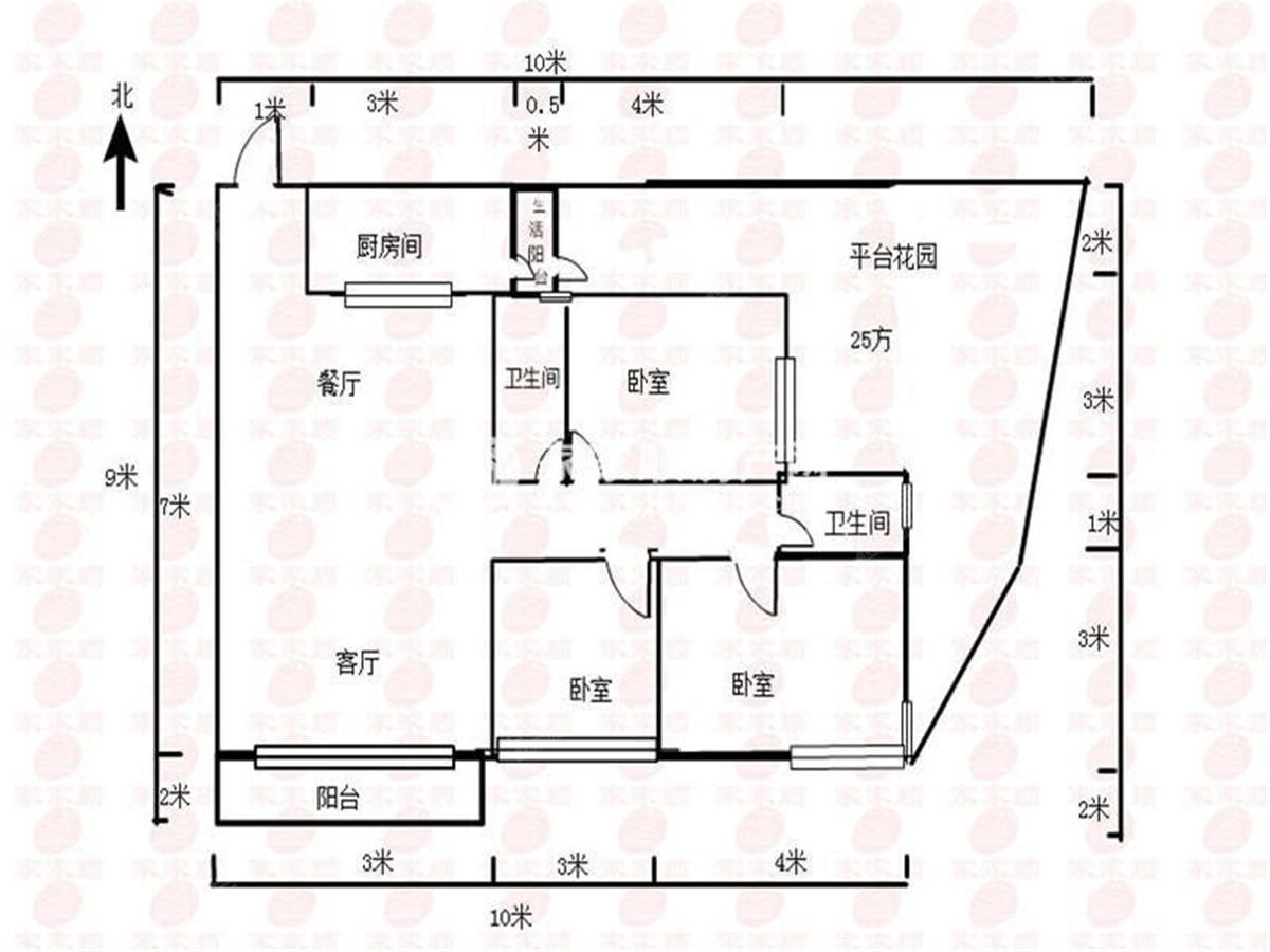 怡翠世嘉花园户型图