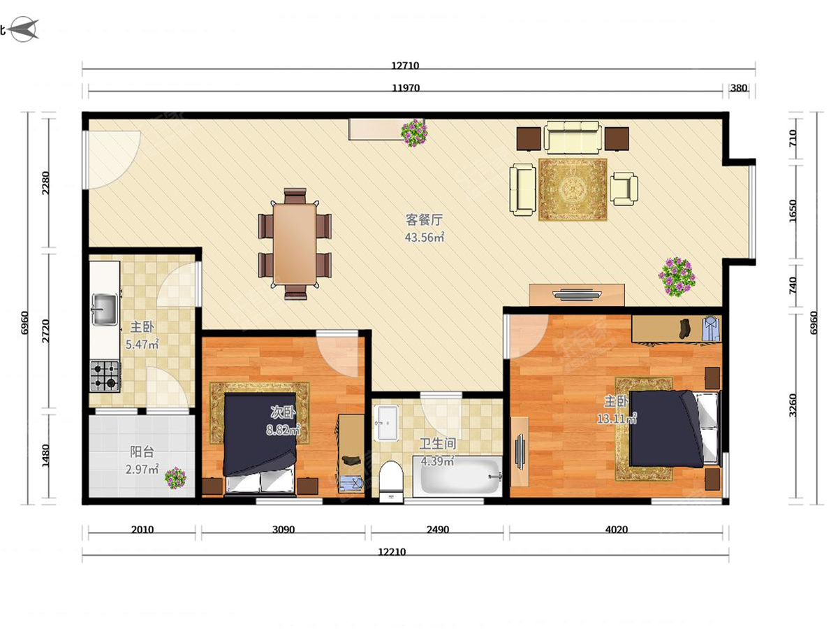 汇景御海蓝岸户型图