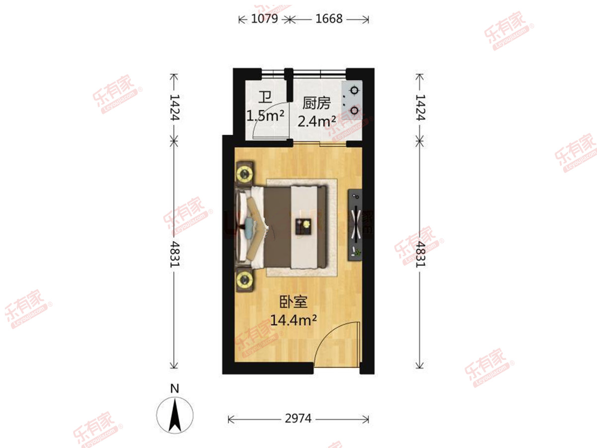 潜龙鑫茂花园户型图
