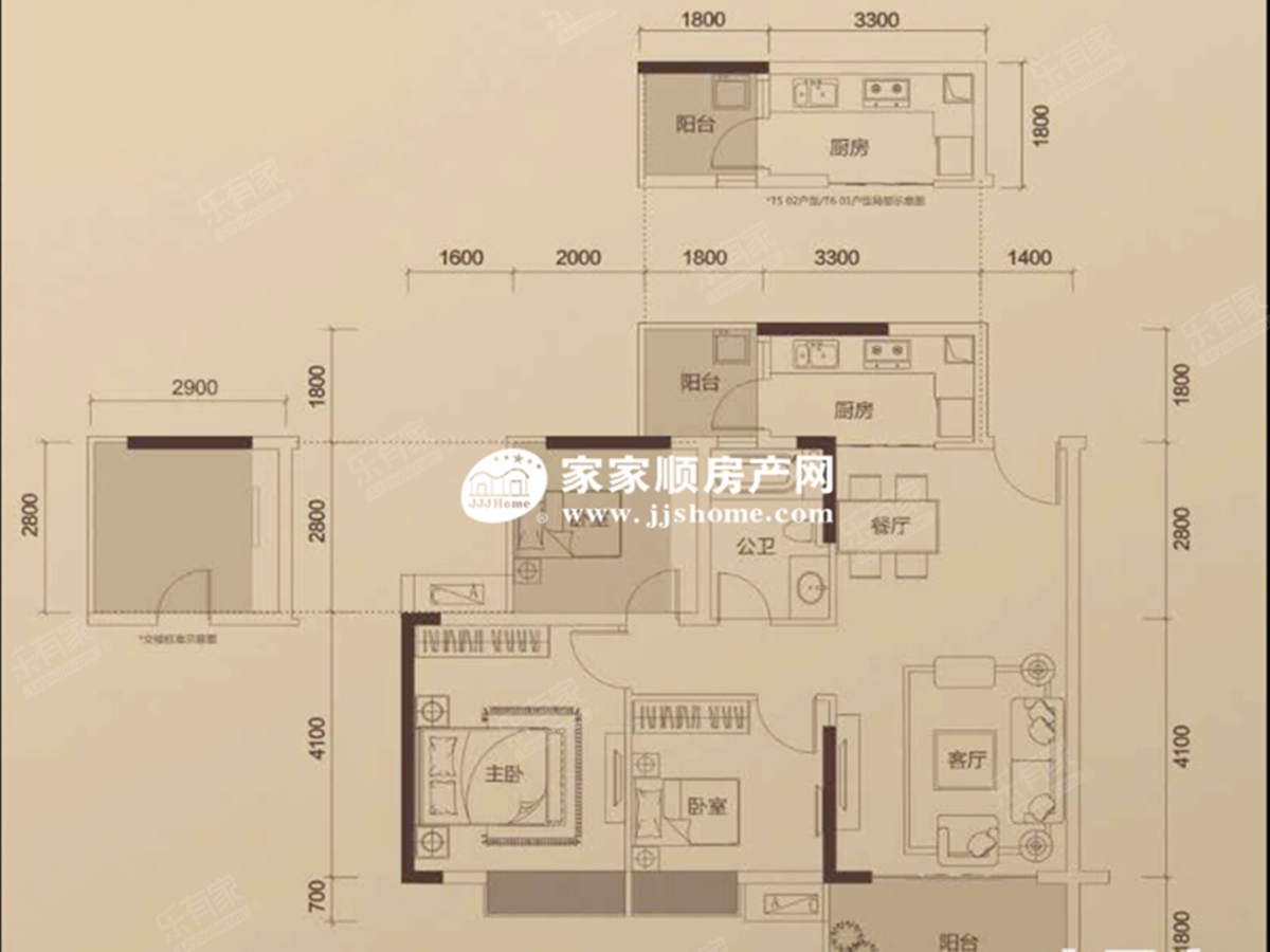 方直星耀国际户型图