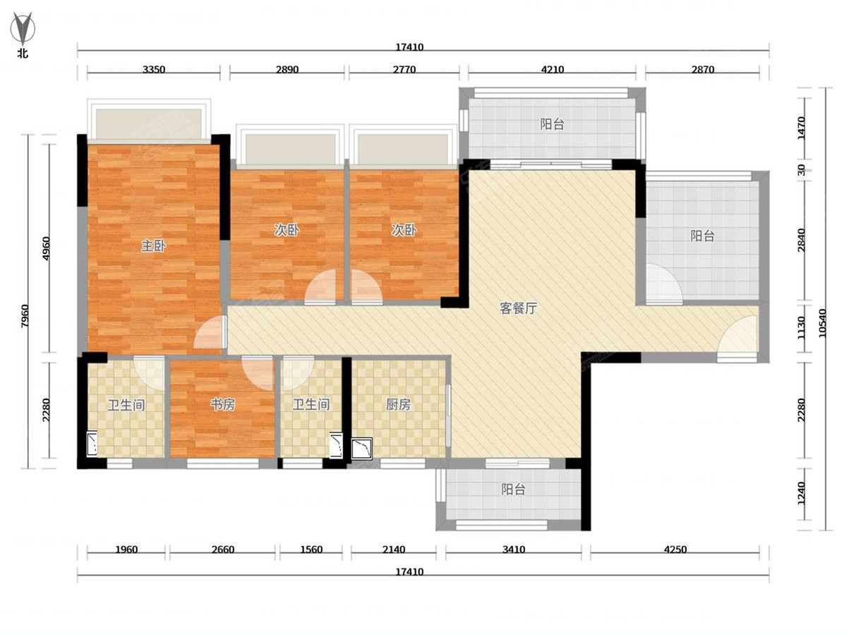 敏捷东城水岸户型图