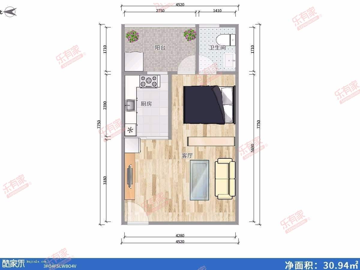 大冲新城花园户型图