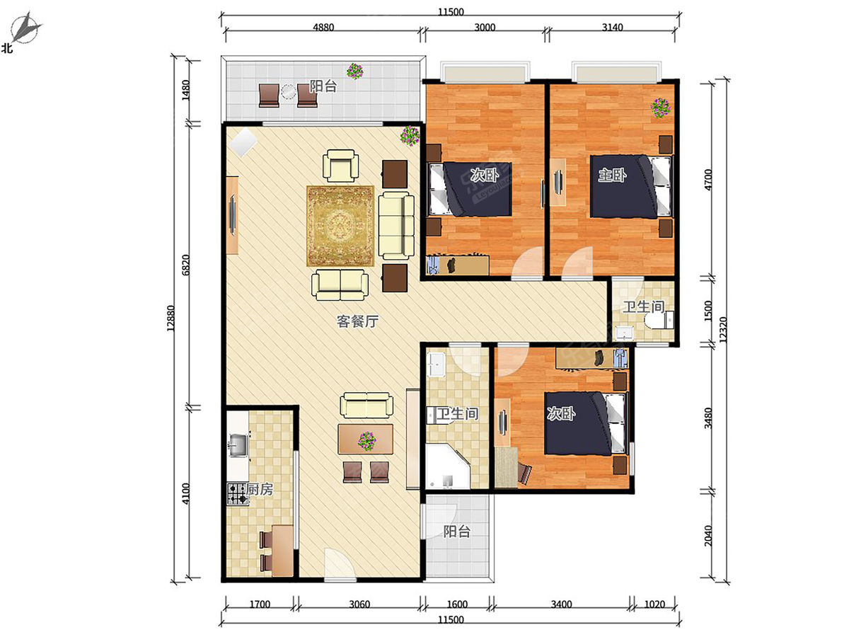 新会骏景湾豪庭户型图