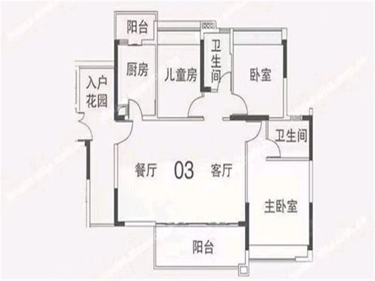 越秀滨海隽城户型图