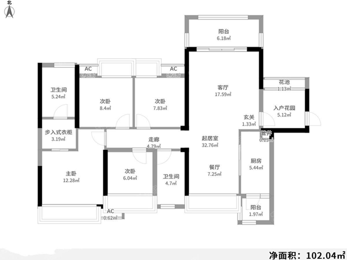 佳兆业东江新城3期户型图