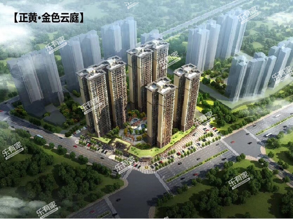 正黄金色云庭小区平面图