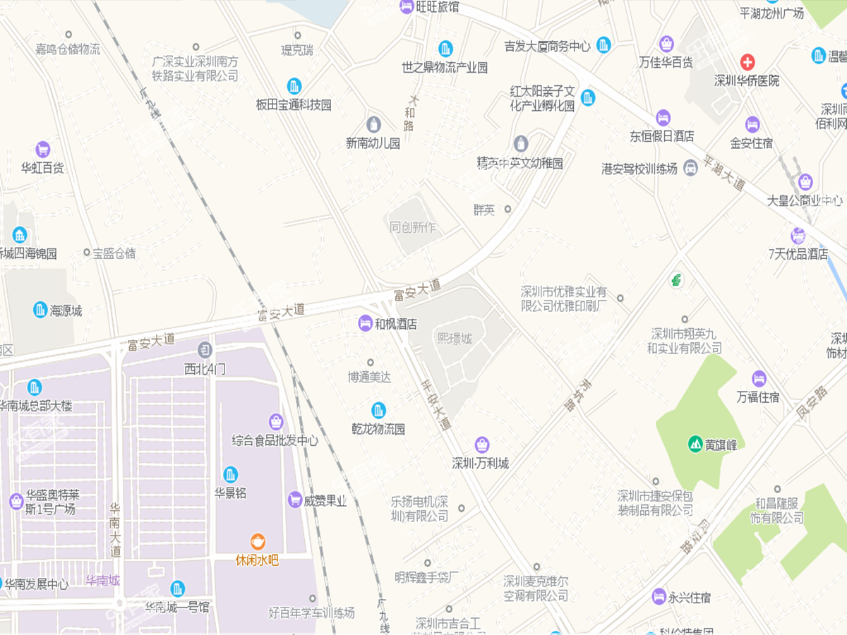 熙璟城小区位置图