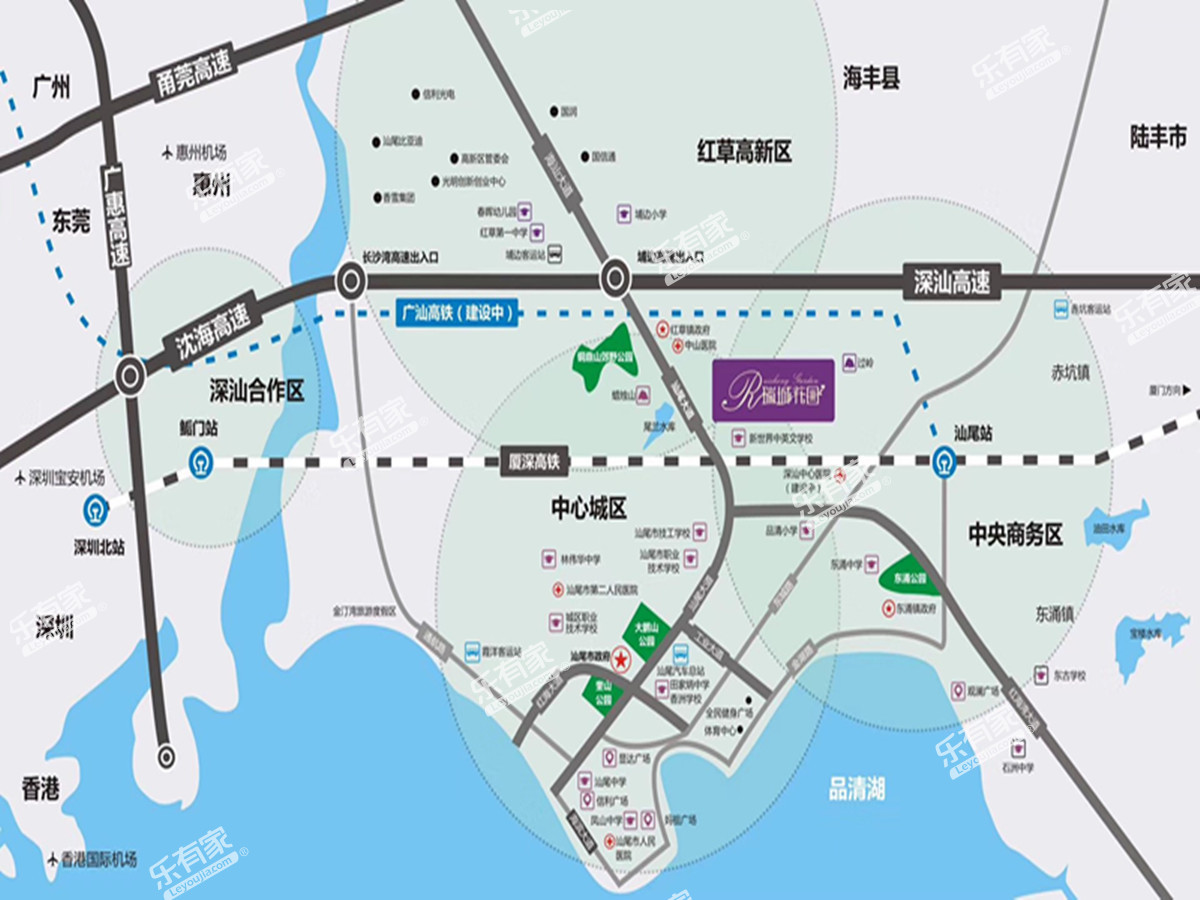 瑞城花园区域图