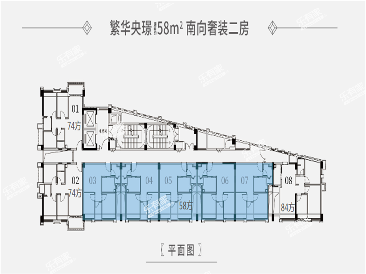 懿荟大厦小区平面图1