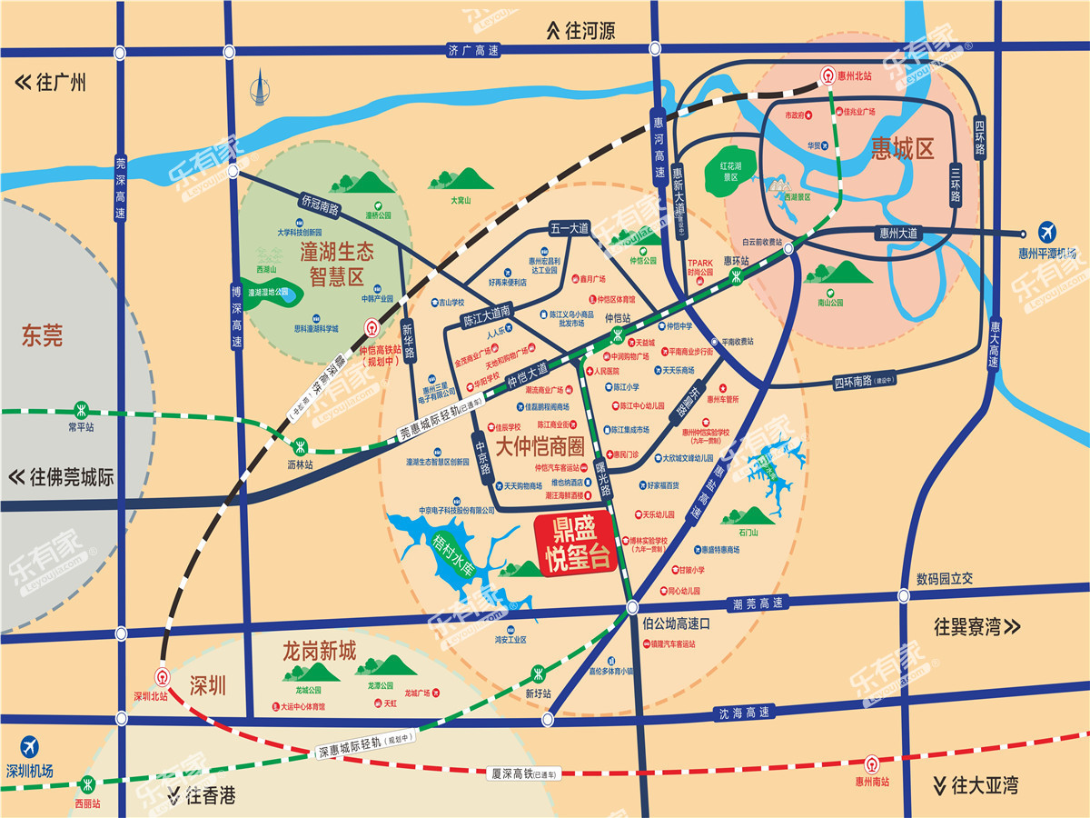 鼎盛悦玺台位置图2