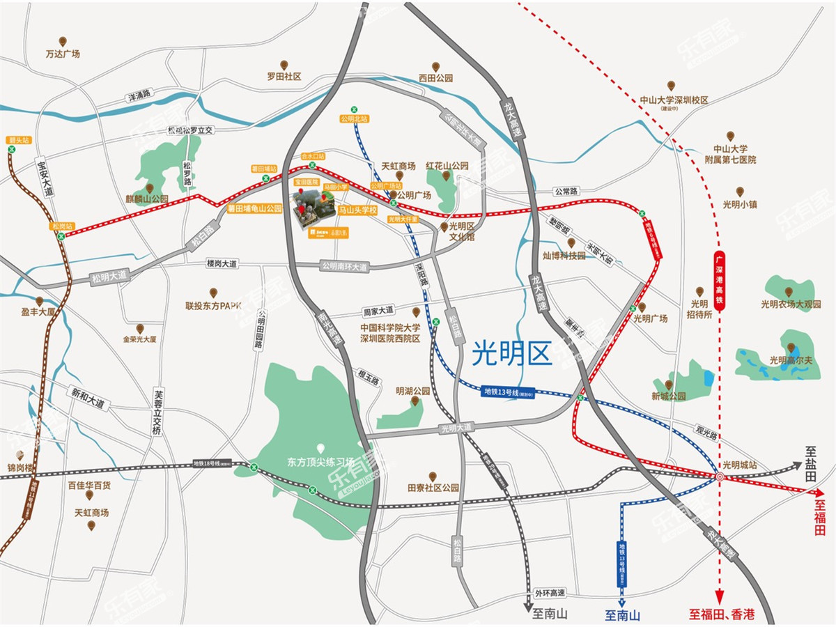 华润置地公园九里花园位置图1