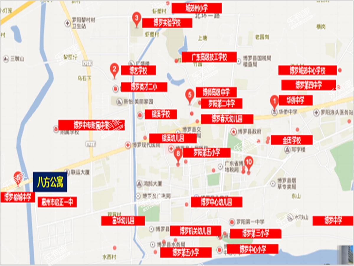 顶鸿八方公寓学校配套