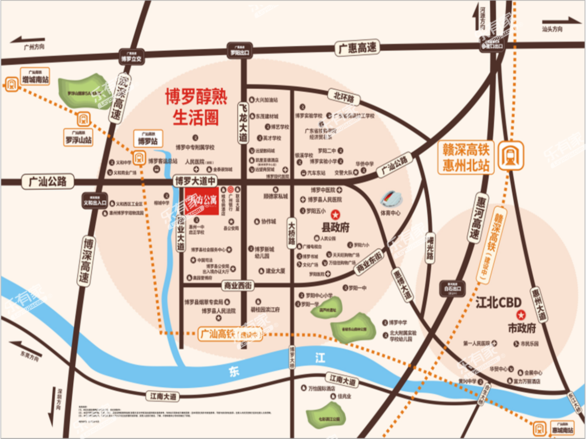顶鸿八方公寓位置图1