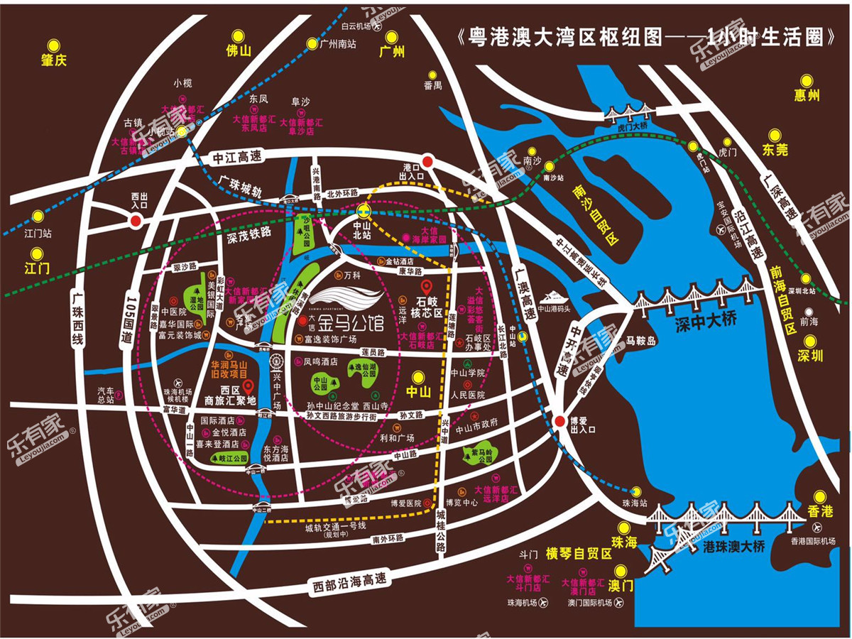 大信新都汇金马店沙盘图1