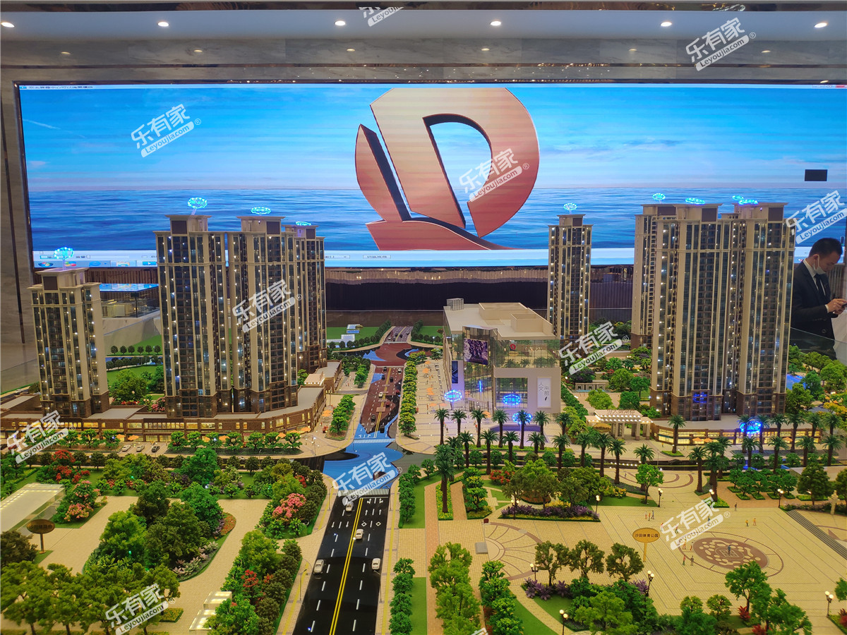 恒大郦湖广场沙盘图4