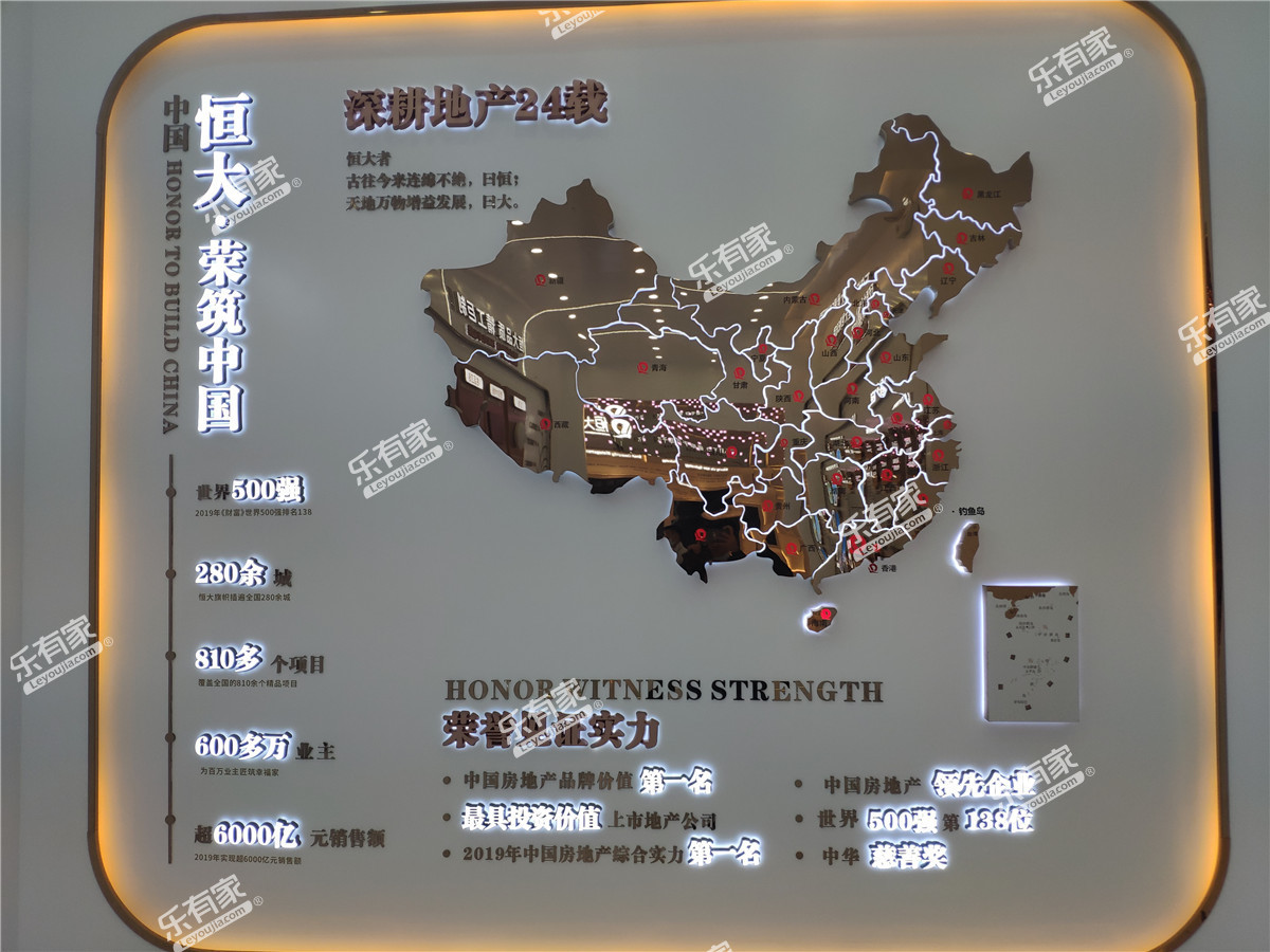 恒大郦湖广场配套图1