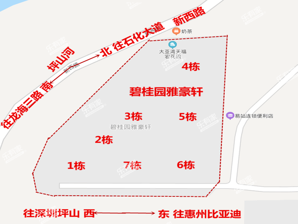 天福宏花园沙盘图1