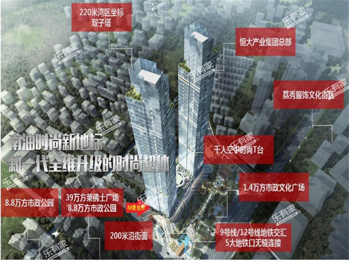 恒大天璟大厦商业裙楼一楼效果图