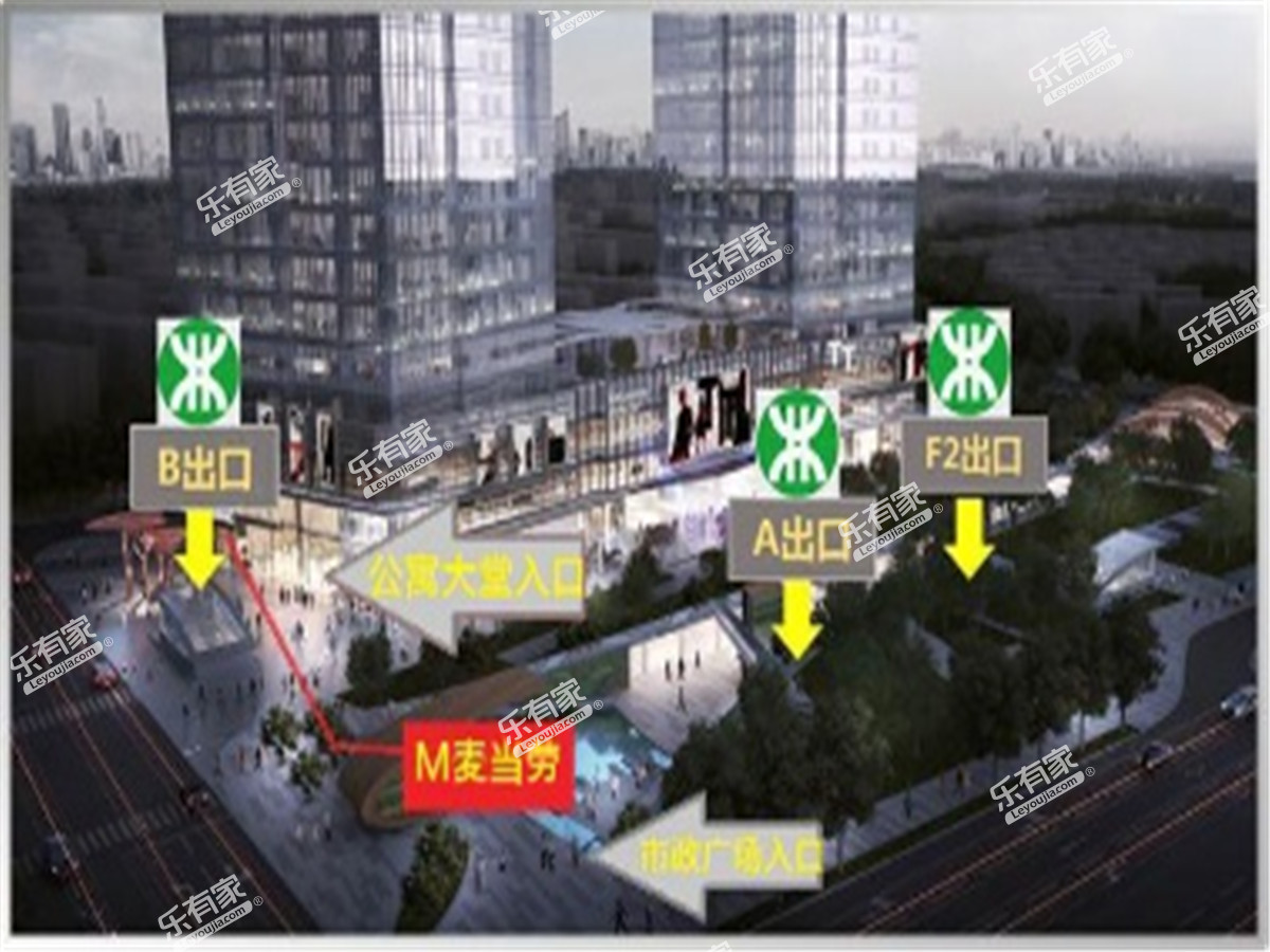 恒大天璟大厦商业裙楼一楼实景图1
