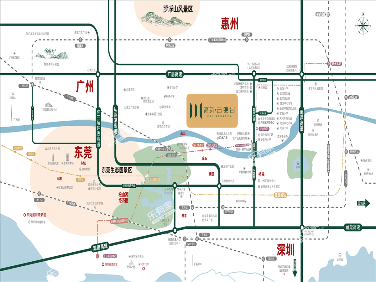 云锦台位置图1