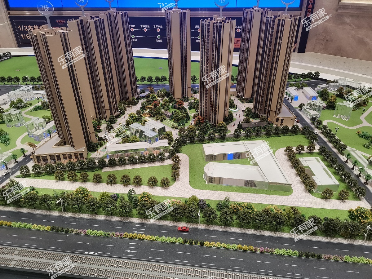 中鑫悦府沙盘图1