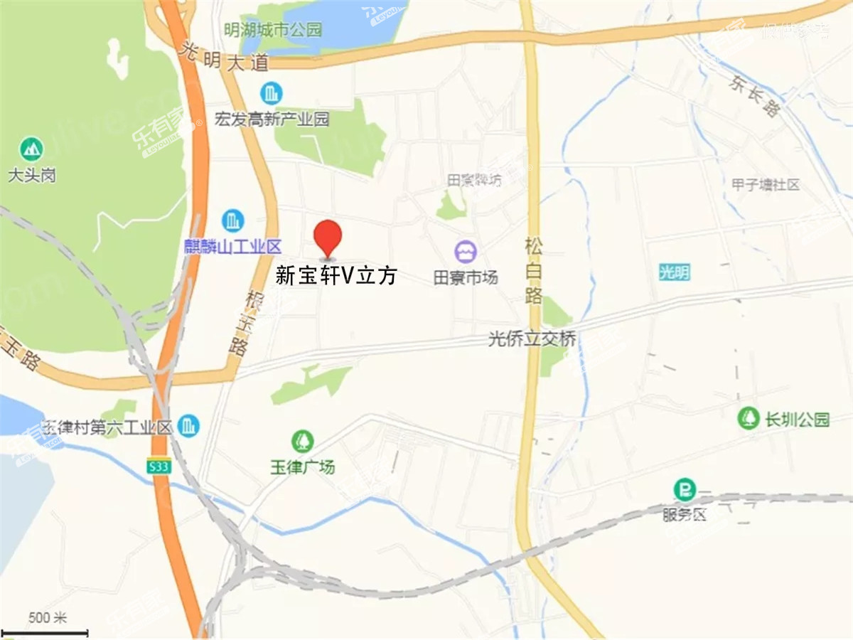 唐商盛迪嘉光明新宝轩位置图