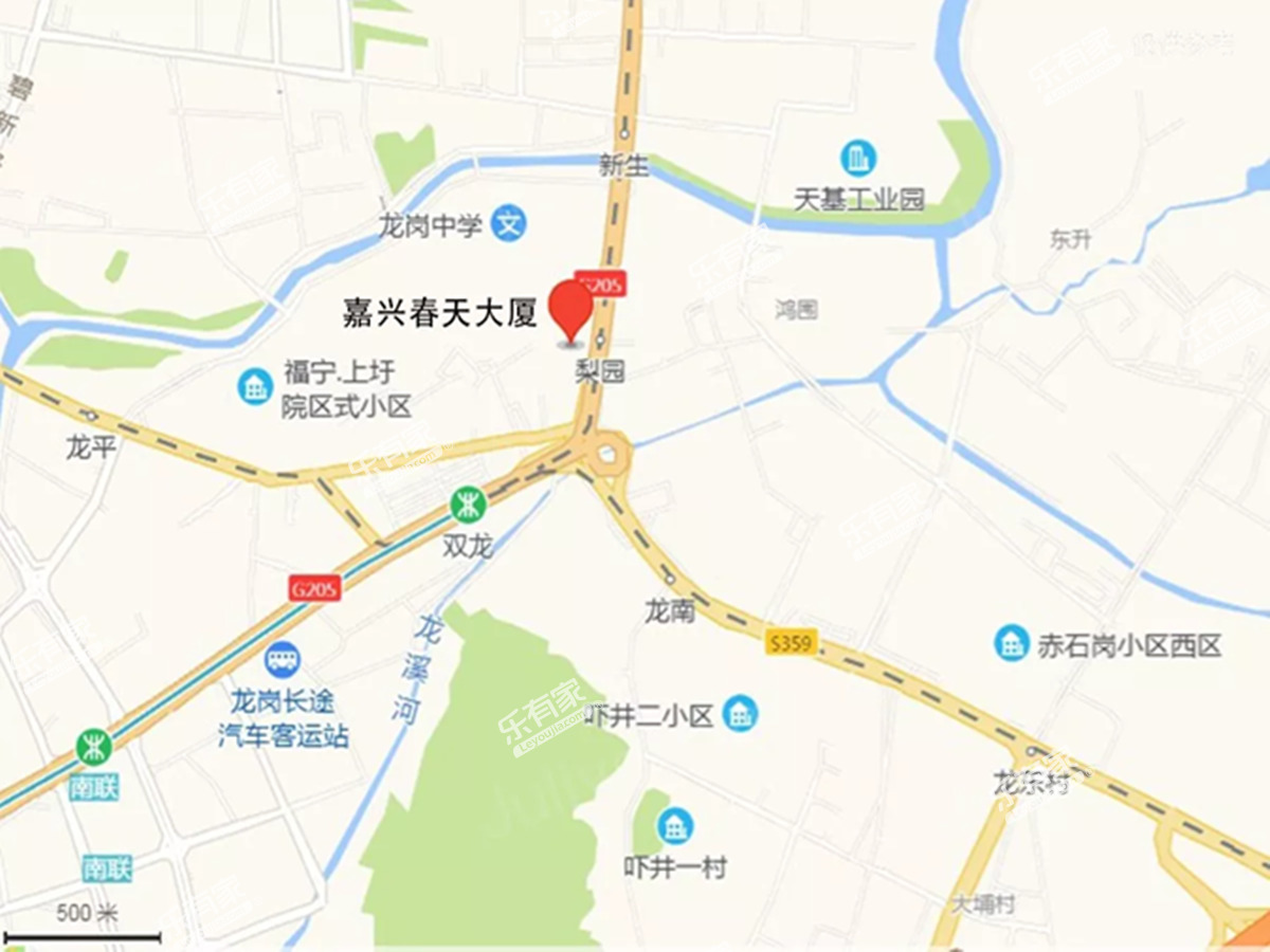嘉兴春天大厦（回迁房）位置图1