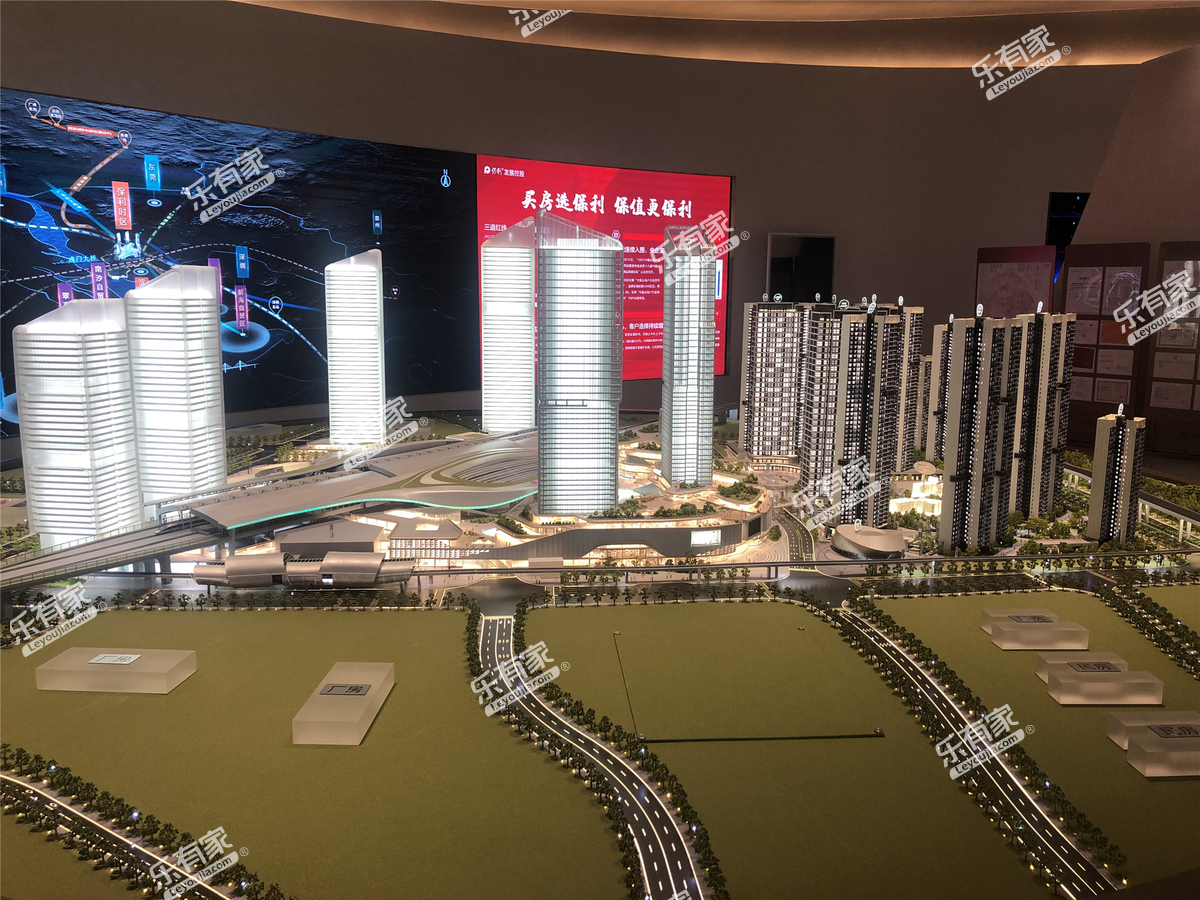 虎门高铁站TOD核心区综合开发项目沙盘图3