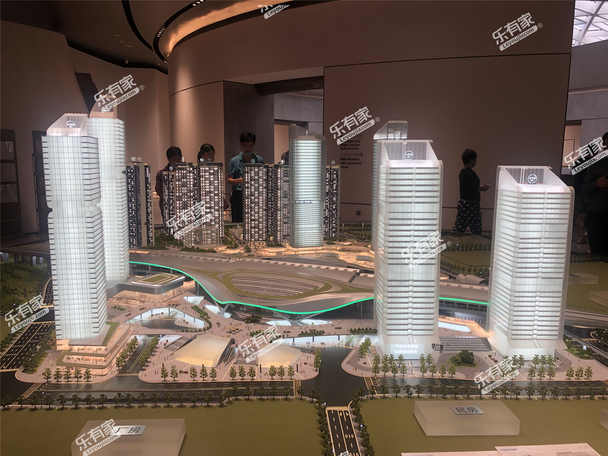虎门高铁站TOD核心区综合开发项目沙盘图1