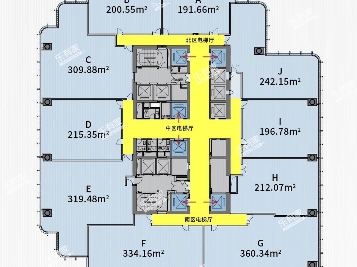 瑞湾大厦（整售）小区平面图1