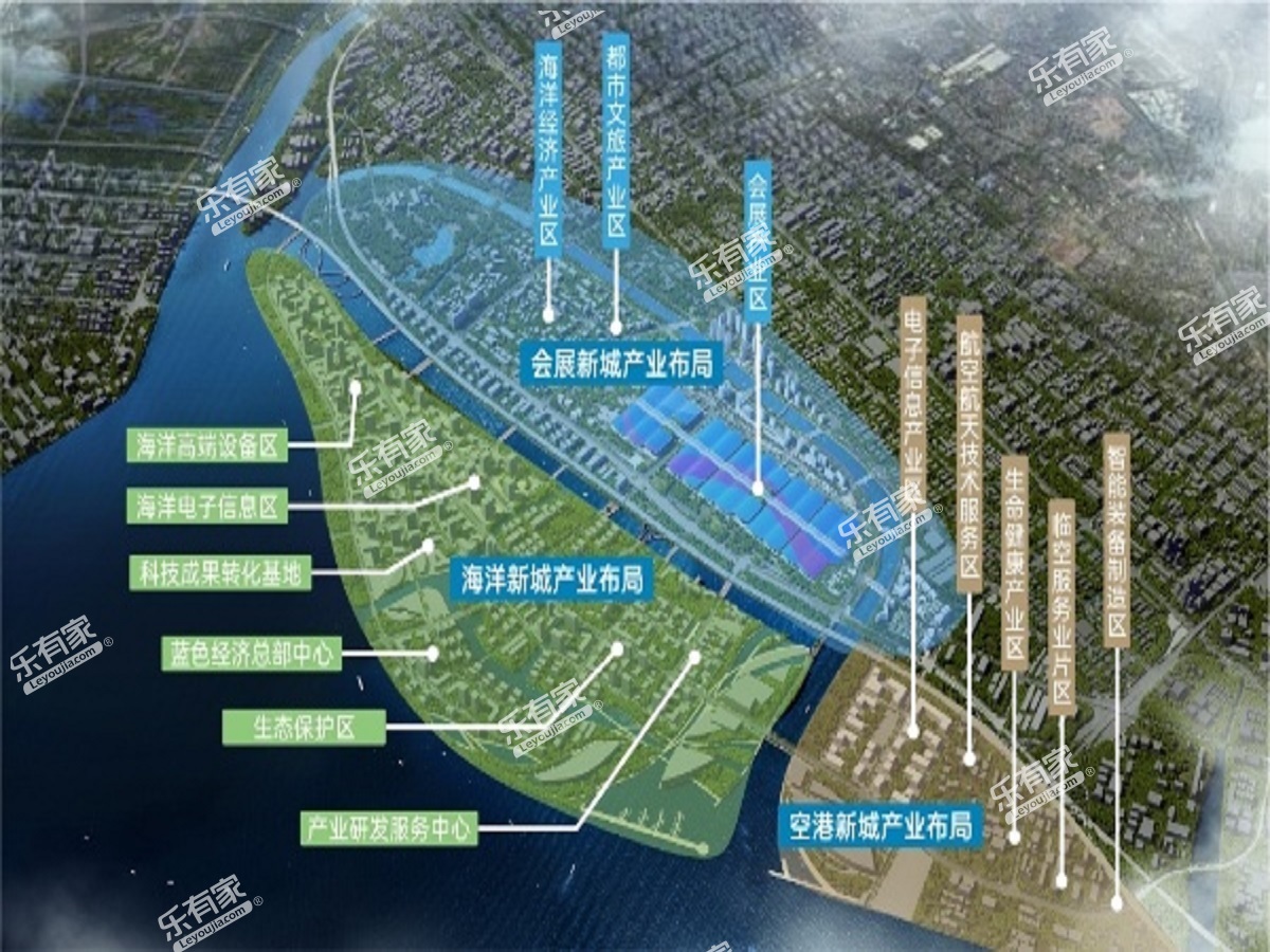 会展湾里岸广场配套图1